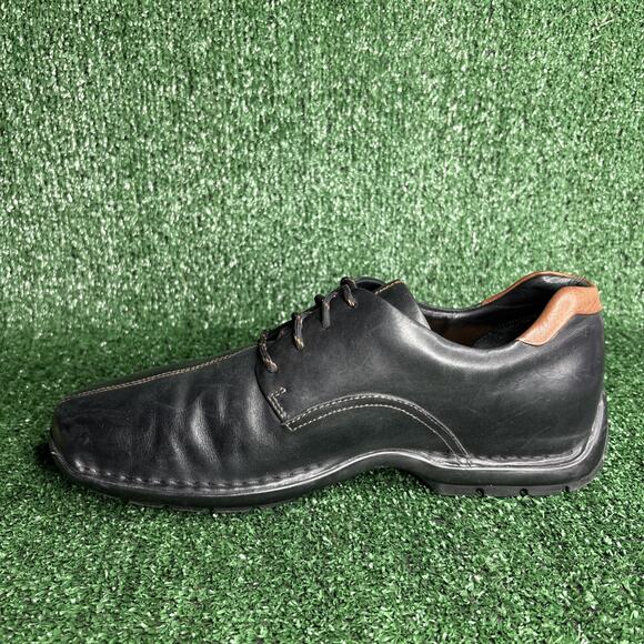 Cole Haan Zeno Mens Split Toe Lace Up Sneaker Size 10.5M Black Leather Shoes main image 4